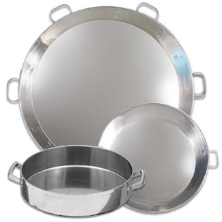 CBC Bellvis paelleras artesanas Acero Inoxidable